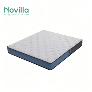 Colchón de Alta Calidad <span class=keywords><strong>Premium</strong></span> de 25 cm, Individual, Matrimonial, King Size, con Resortes, Látex, Gel y Espuma Viscoelástica - Product Image 2