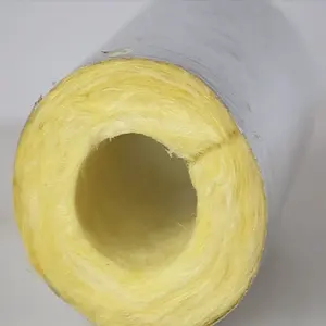 Soundproofing Glass Wool Pipe For Steam Pipe Insulation M3 Fiberglass Steam Pipe Insulation