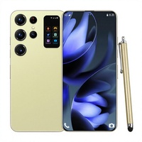Smartphone 2025 Versi Baru Original S23 Ultra 5G 6.9" HD Bahasa Inggris Android 13 Dual SIM 108MP Kamera Belakang Deca Core 1TB 120Hz