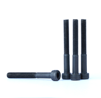 M1.4 M1.6 M2 M2.5 M3 M3.5 M4 M5 M6 M8 Baut Sekrup Kepala Allen Hexagon Hex Socket Cap Baja Paduan Kelas 10 Hitam DIN912