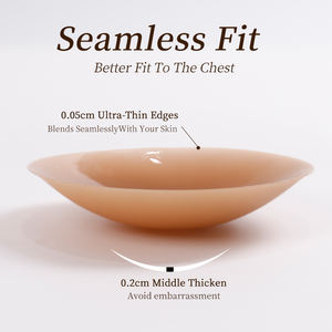 Couvre-seins en silicone auto-adhésif pour pétale de décolleté complet de 8/10/12/15CM Couvre-mamelon invisible - Product Image 3