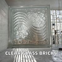 Briques de verre creuses transparentes, tuiles décoratives murales en verre, blocs de verre. Veuillez noter que le titre de l'entrée contient plusieurs expressions clés qui peuvent être...