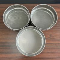 Ensemble de tamis de sol de qualité supérieure / Tamis pour granulats / Ciment / Sable / Béton – Garantie 1 an – Équipement d'essai de sol