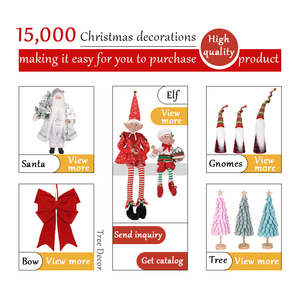 Décoration de Noël élégante en pain d'épices brun pour café, décoration de Noël pour sapin de Noël, achat en gros - Product Image 5