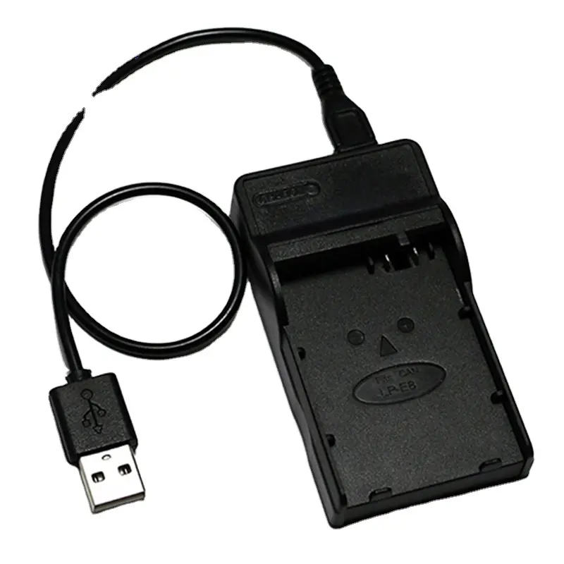 LC-E8 Pengisi Daya USB CBC-E8 untuk Kamera Digital Canon LPE8 Baterai LP-E8 EOS 550D 600D 650D 700D Kiss X4 X5 X6 Rebel T2i T3i T4i T5i