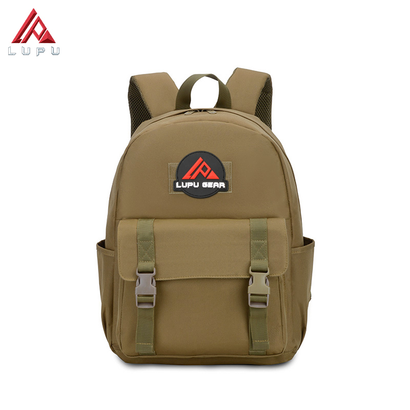 Wholesale Men's 900d Khaki Tactical Gym Backpack Multifunctional And Waterproof With Polyester Lining For Outdoor Activities