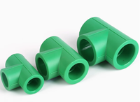 RA224 Raccord en T à surface lisse en PP-R 25 mm DIN 8077/8078, connexion par soudure, systèmes d'alimentation en eau basse pression, classe 150 NPT/BSPT