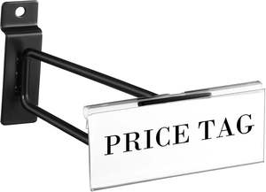 Tira de PVC Transparente Profesional para Etiquetas de Precios, para Exhibición de Datos e Información en Estantes de Tiendas Minoristas - Product Image 2