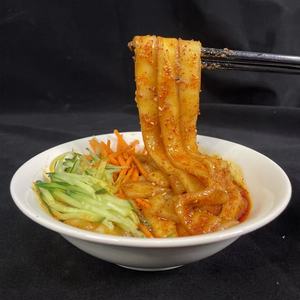 Spaghetti larghi succosi dello Chef 271g di salsa di sesamo rosso olio commerciale per colazione a tarda notte Vermicelli cibo istantaneo - Product Image 2