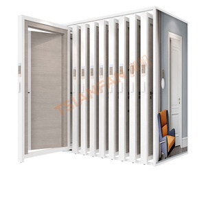 Cabinet Glide Pro <strong>Door</strong> Display Cabinet Modular Wholesale Showroom Metal Shelf High-Quality Wooden <strong>Door</strong> Display <strong>Stand</strong> - Product Image 3