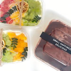 Factory Wholesale Disposable <strong>Dessert</strong> Box Baking Packaging <strong>Trays</strong> for Tiramisu Containers - Transparent Boxes - Low MOQ Product - Product Image 4