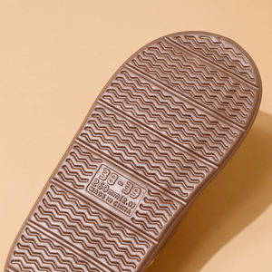 Pantoufles compensées de haute qualité pour femmes, pantoufles d'intérieur pour femmes avec semelle en EVA et chenille, excellente qualité du produit - Product Image 3