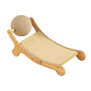 Cat Scratching Post Sisal Cat Bed Integrated <b>Pet</b> <b>Sofa</b> Recliner Durable Wear Resistant Lint Free - Product Image 2