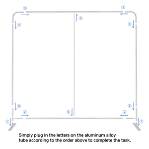 Soporte <span class=keywords><strong>de</strong></span> marco <span class=keywords><strong>de</strong></span> fondo <span class=keywords><strong>de</strong></span> pancarta <span class=keywords><strong>de</strong></span> exhibición <span class=keywords><strong>de</strong></span> aluminio, transferencia <span class=keywords><strong>de</strong></span> calor impresa, eventos promocionales, <span class=keywords><strong>seguros</strong></span>, agencias <span class=keywords><strong>de</strong></span> viajes, envío rápido - Product Image 4