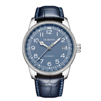 Montres de luxe OCHSTIN 7006 pour hommes, montres mécaniques automatiques, montres-bracelets de style business, horloge analogique masculine, bracelet en cuir et nylon