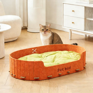 Mofelt Factory Felt Protective Removable Washable <b>Pet</b> <b>Bed</b> Scratch Resistance All Seasons Small Medium Cats Cat <b>Bed</b> Cave for - Product Image 1