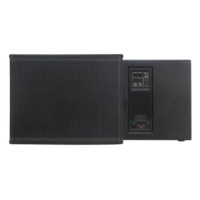 Vente directe usine – Subwoofer actif professionnel 4000W 18 pouces en caisson en bois, haut-parleur crossover 2.1 canaux avec sortie XLR, conforme RoHS