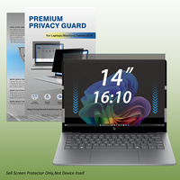 Pelindung Layar Privasi Anti Mata-mata 2 Arah untuk Laptop HP 14 Inci 16:10 Anti Silau Filter Cahaya Biru Transmisi Tinggi Perawatan Mata