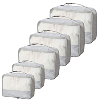 Organisateurs d'emballage de bagages légers OEM pour accessoires de voyage Ensemble de sacs organisateurs de valises Cubes d'emballage