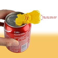 Outil multifonction ABS : Ouvre-bouteille griffe de chat, décapsuleur, tournevis portable, anti-poussière rotatif