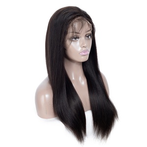 Wholesale Natural Color Hand Tied Human Hair Full <b>Lace</b> <b>Wig</b>, Human Hair <b>Lace</b> <b>Wig</b> With Baby Hair - Product Image 6