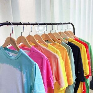 Wholesale Quick Dry Solid Knitted <b>Bleach</b> T-shirts Heat-Transfer Printing Logo Blank Short Sleeve Men's T-Shirt - Product Image 4