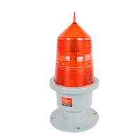 Balise de navigation solaire portable GZ-155, ABS, haute puissance, pour centrale électrique, cheminée, éolienne, tour, avertissement d'obstacle aérien