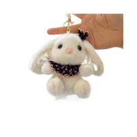 Adorable petite peluche lapin, poupée créative, porte-clés lapin, pendentif pour sac