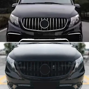 Rejilla Decorativa Frontal para Mercedes Benz Clase V W447 Facelift (2015-2023), Estilo de Malla Central, Kit de Carrocería - Product Image 5