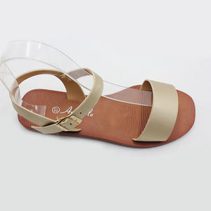 Nouveaux produits <span class=keywords><strong>de</strong></span> mode personnalisée Nouveau design Chaussures modernes pour femmes avec bride à la cheville Sandales d'extérieur Sandales plates Vente en gros - Product Image 3