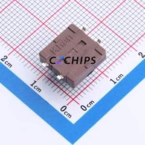 TSX12351-090D533DH-R0350 Tactile Switch SMD-4P,11.7x11.5mm Switch Single Pole Single Throw Round Button 2.8N 11.7mm - Product Image 2