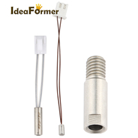 Kit de pièces d'imprimante 3D Ideaformer d'occasion : Extrudeur J-head, Buse, Hotend, Manchon en silicone, Gorge, Poignée, Thermistance, Tube thermique, Métal FDM