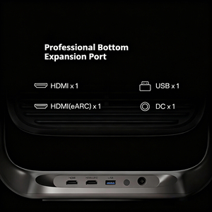 JMGO N5 Ultra Max 4K Proiettore Smart Portatile per Home Theater, Triplo <span class=keywords><strong>Laser</strong></span>, Rapporto di Proiezione 0.88-1.7, 6000 Lumen ISO Ottici - Product Image 5
