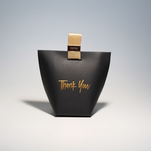 Recycled Materials Kraft Paper Gold Printed White Color Square Shape Wedding Favors Thank You Gift <b>Boxes</b> for <b>Parties</b>-Wholesale - Product Image 6