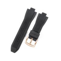 Bracelet de montre en caoutchouc respirant pour plongée sportive 29*13mm pour montres étanches MK9019 8295 8492 MK9020 8184 872