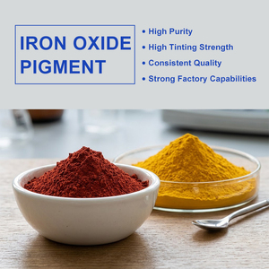 Pigment d'oxyde de fer certifié résistant aux produits chimiques et à l'usure, approuvé SGS, pour peinture sur <span class=keywords><strong>toile</strong></span> et colorants - Product Image 2