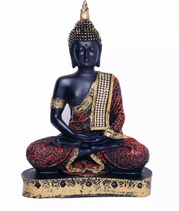 พระพุทธรูปเรซิ่นสำหรับสวน พระพุทธรูปนั่งสมาธิ ของตกแต่งภายในบ้าน ของขวัญทางจิตวิญญาณ ของขวัญป้องกันภัยแบบไทย ของตกแต่งบ้านแบบพุทธ - Product Image 1