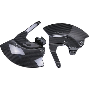 Pour BMW S1000RR M1000RR <span class=keywords><strong>S1000R</strong></span> M1000R M1000R 2020 2021 <span class=keywords><strong>2022</strong></span> 2023 2024 3K 100% panneaux latéraux de garde-boue avant de moto en Fiber de carbone sèche - Product Image 1