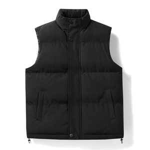 Gilet d'hiver tendance en polyester et coton matelassé, inspiré du sport, avec impression de logo personnalisé, pour la randonnée en plein air - Product Image 3