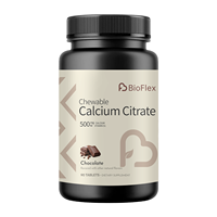 Comprimés de citrate de calcium à croquer multivitamines Calcium Magnésium Zinc Vitamine D3 Comprimé Supplément pour la santé des os pour adultes