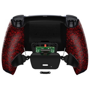 Rubberized Red RISE V3 Remappable Remapper <b>Paddles</b> Kit Mapping Burst Remap Buttons for PS5 - Product Image 4