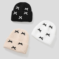 Bonnet tricoté mignon et tendance pour l'hiver, coupe-vent, thermique, chaud, pour usage quotidien, voyage et ski