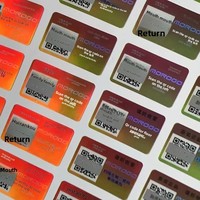 Étiquettes anti-contrefaçon personnalisées par le fabricant, codes anti-effraction personnalisés, autocollants holographiques laser à usage unique