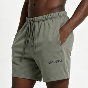 Shorts Homme Grande Taille Imprimé Motif Coupe Slim Décontracté Cordon de Serrage Taille Mi-Haute Collection Été SS23 Vente Directe Usine Prix Abordable - Product Image 4