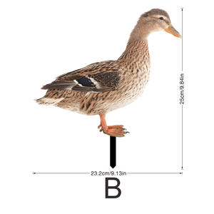 Accessoires de chasse pour hommes, décoration de jardin et de maison, statue de poulet, plastique écologique et durable, résistant aux intempéries, 28x22cm, décoration extérieure - Product Image 6