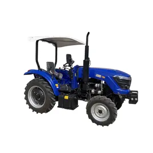 Traktor 70 hp hidrostatik Mini, traktor kecil dengan muatan depan untuk pertanian