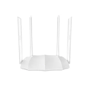 Tenda AC5S 2.4G & 5G Wifi נתב אלחוטי קצב שידור 1200Mbps מהירות גבוהה 6dbi 4 חיצוני אנטנה פינג רשת