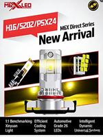 Phares LED de voiture SunRise M6X H4 12V 40W 4400LM 6500K IP67 étanches avec système de refroidissement Canbus Plug and Play, ajustement universel