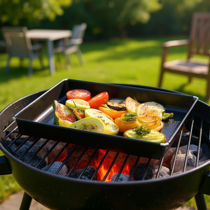 Grillschale 3,0l 28 x 35 x 4 cm para asar verduras al aire libre y más - Product Image 3