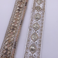 Ceinture circulaire en tissu à sequins pour vêtements, garniture en dentelle dorée embossée, vente en gros par les fournisseurs, ceintures en crin de cheval pour femmes